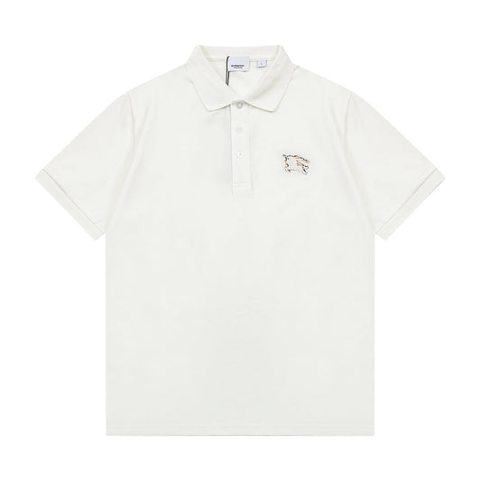 1203 New monogram embroidered collar POLO shirt