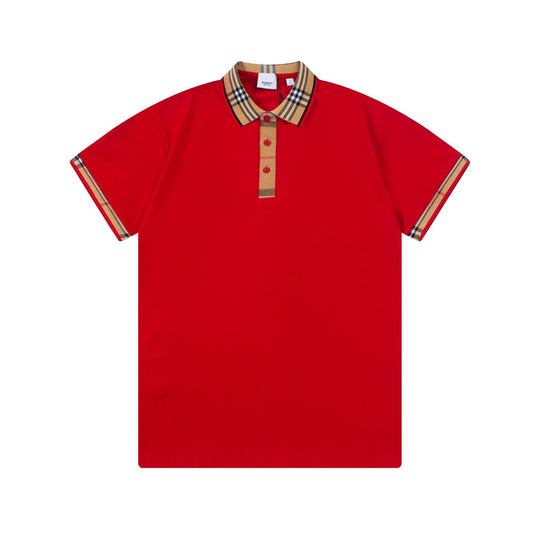 1203 New classic neckline color-matching POLO shirt