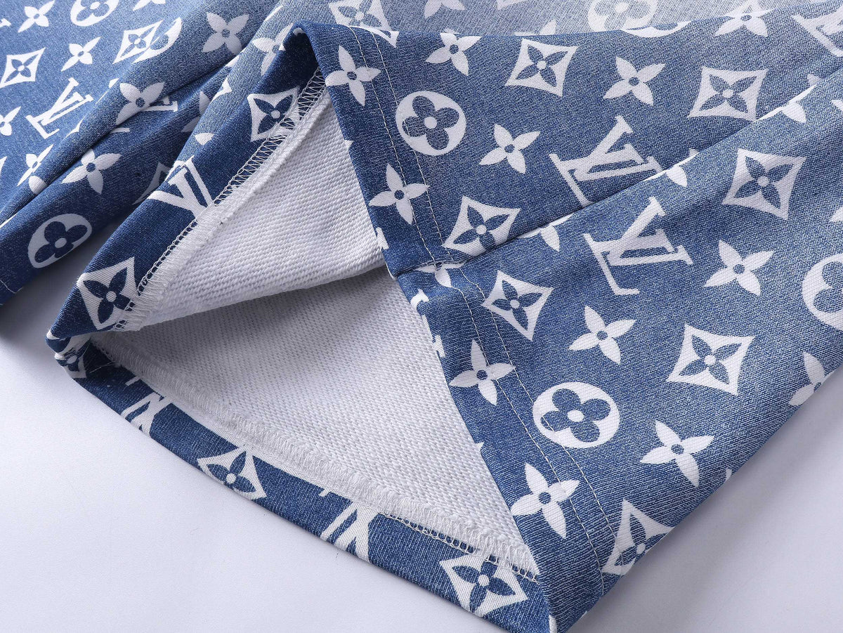 0205 High quality classic full print gradient shorts