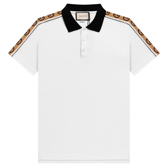 250212 Classic high quality jacquard polo shirt