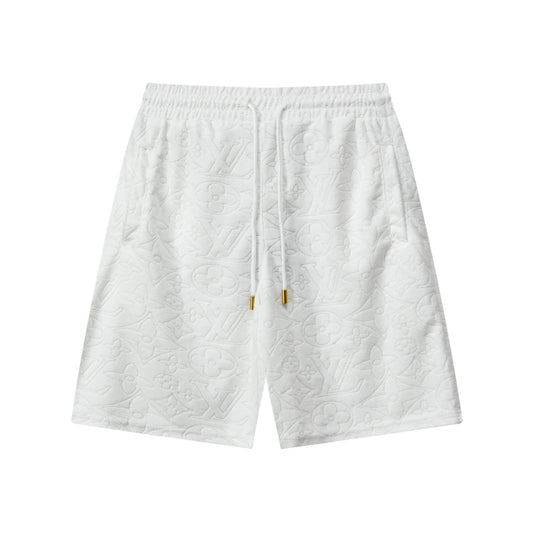 250313 New high quality dark jacquard full print shorts