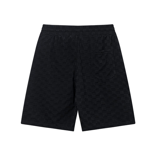 250313 New high quality chequered jacquard print shorts