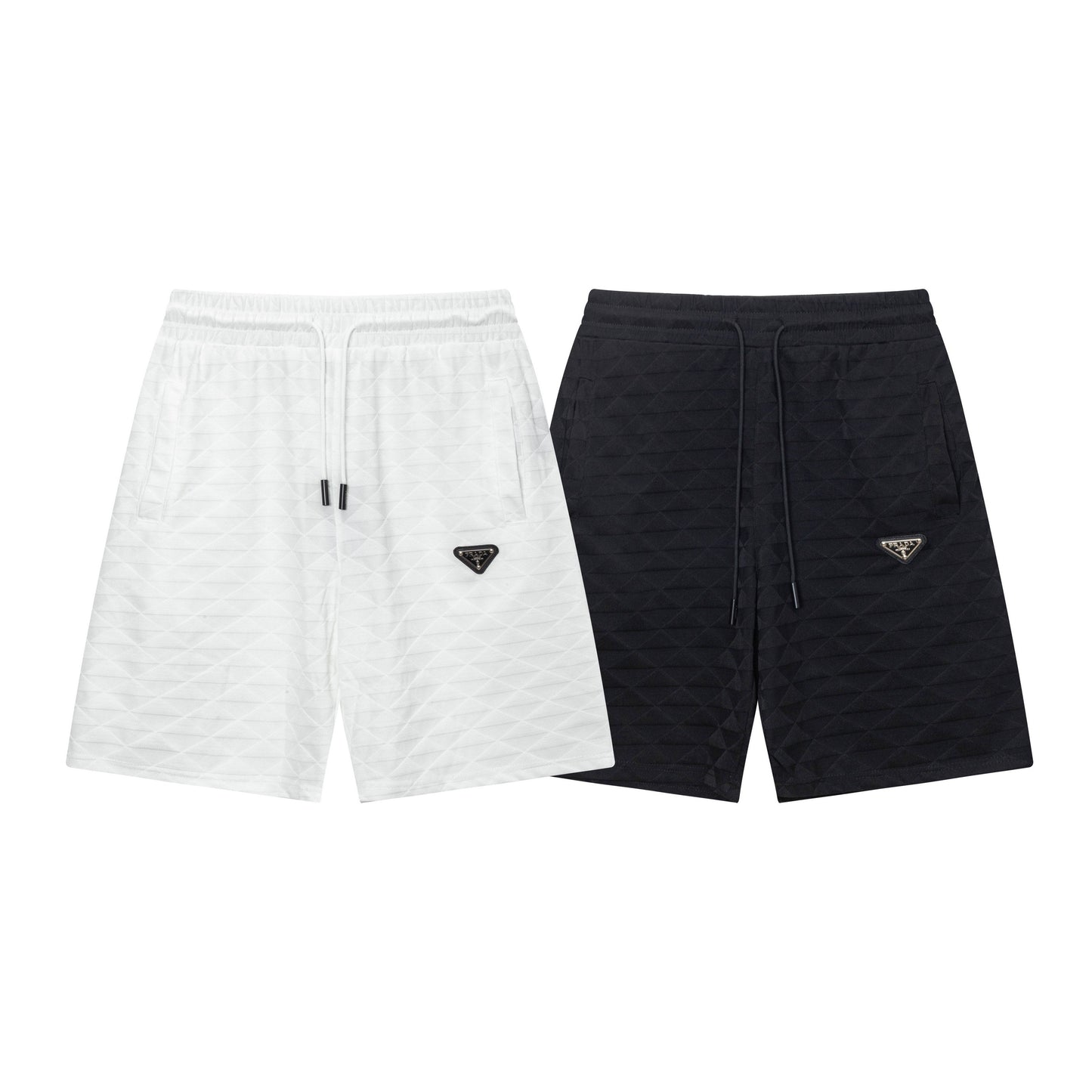 250313 New high quality jacquard metal label shorts