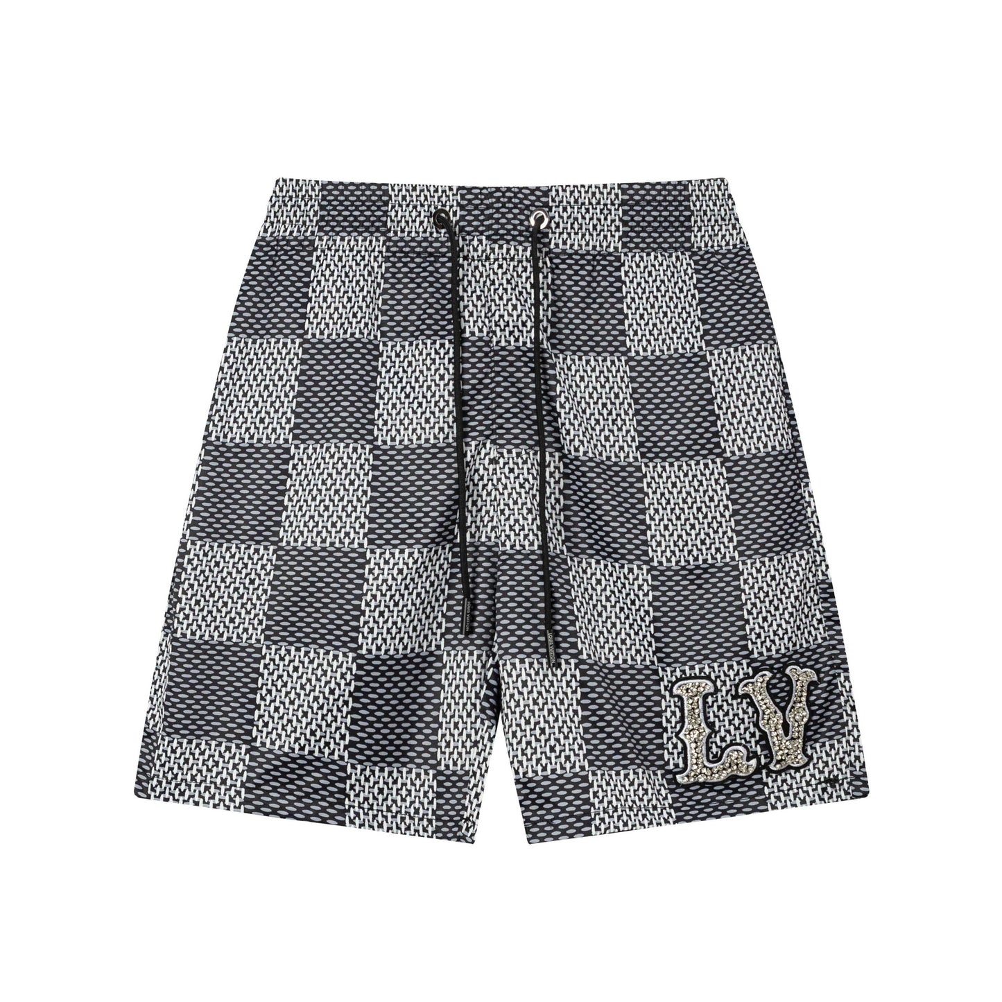 250313 New high quality chequered printed shorts