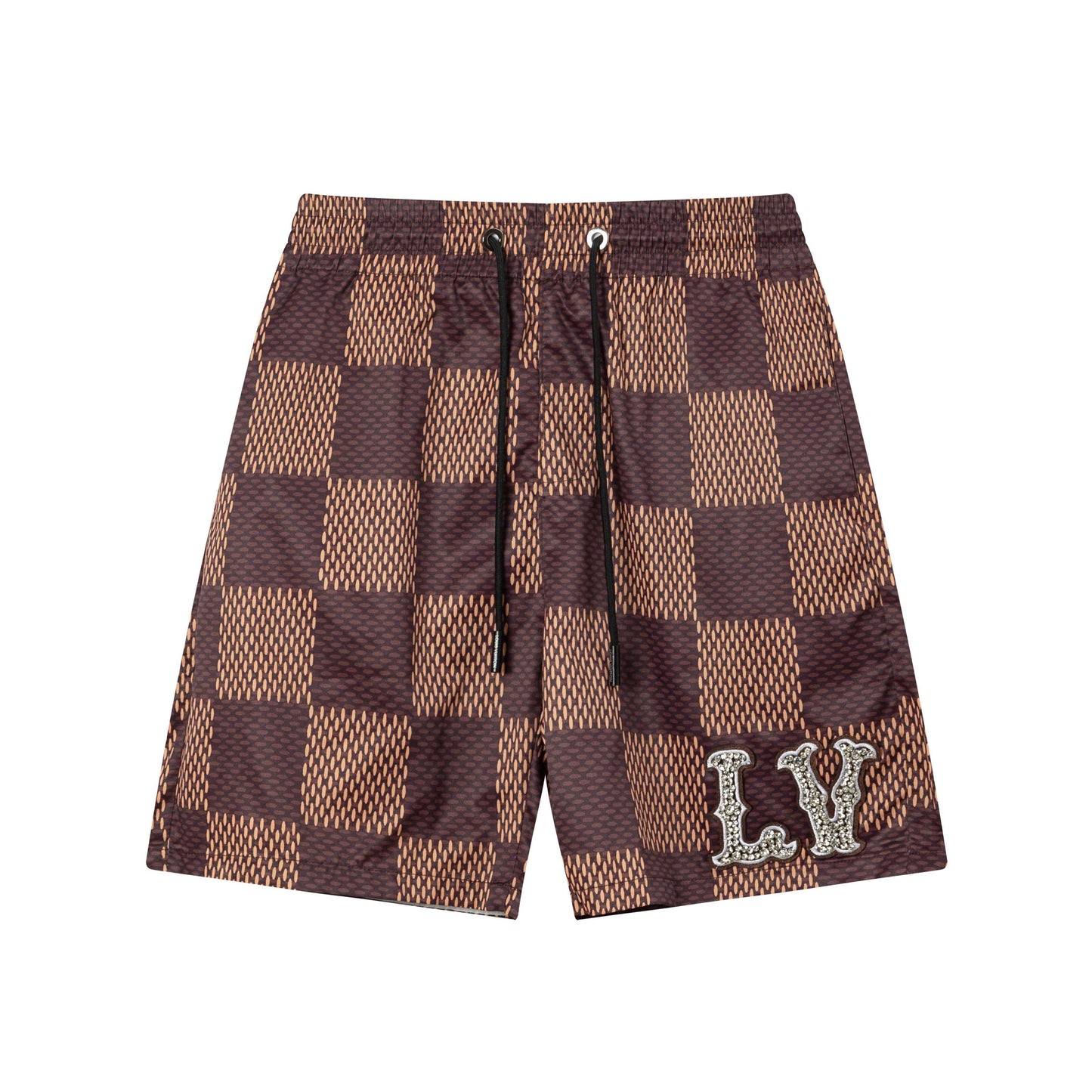 250313 New high quality chequered printed shorts