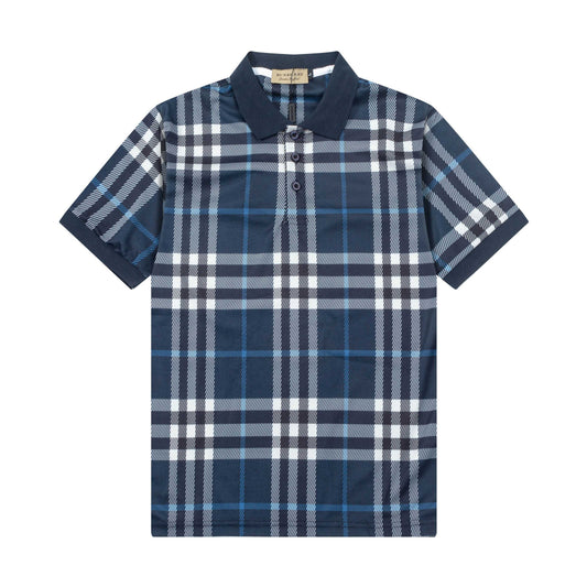 250325 New high quality classic checked POLO shirt