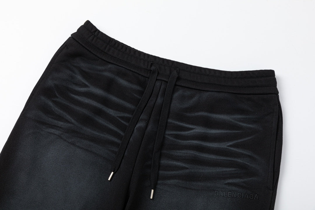 250404 New high-quality inkjet pleated embroidered shorts