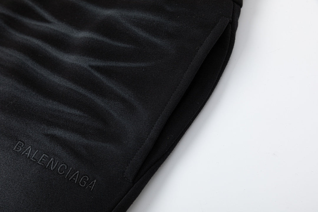 250404 New high-quality inkjet pleated embroidered shorts