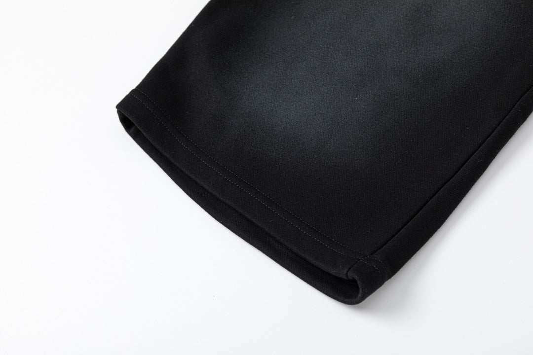 250404 New high-quality inkjet pleated embroidered shorts