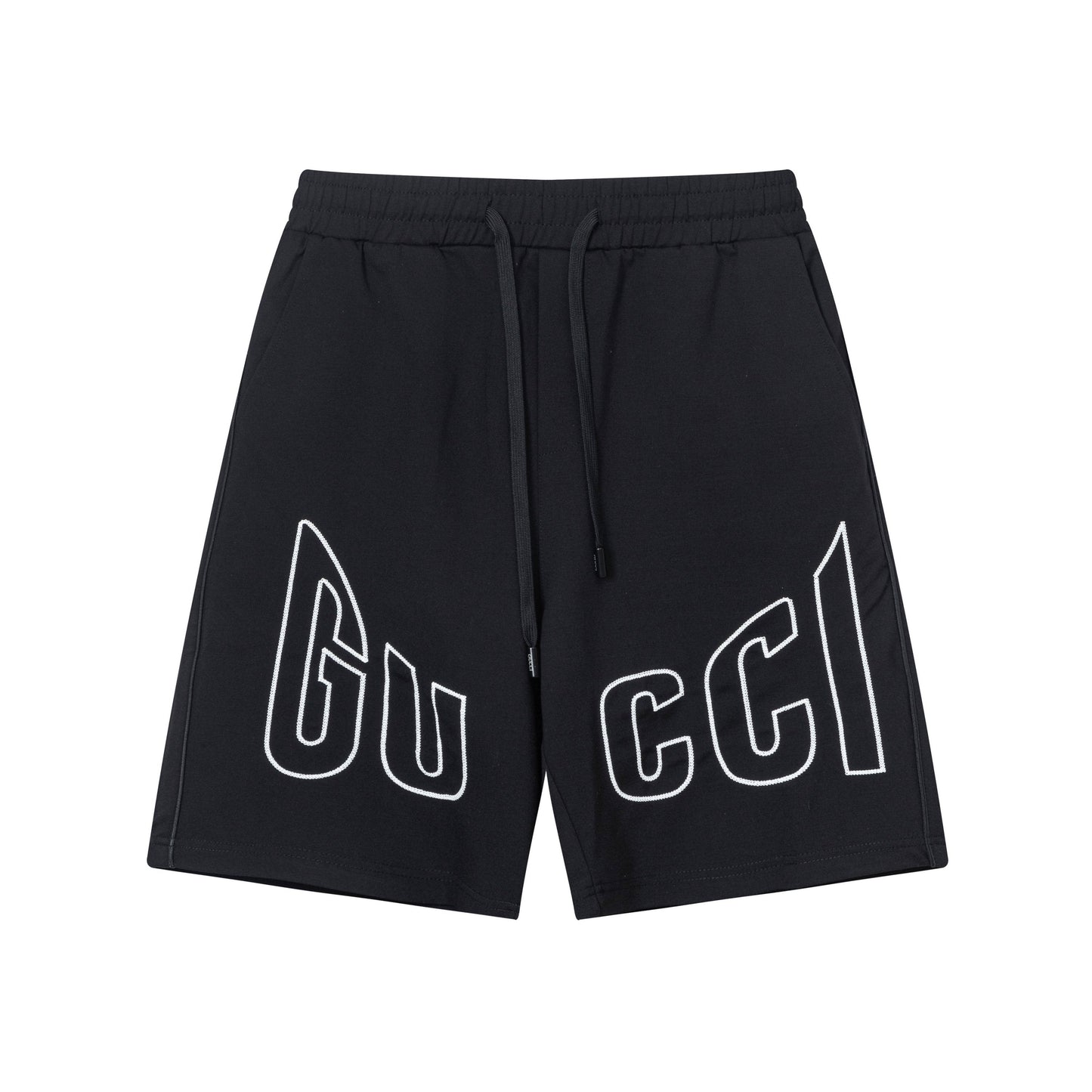 250404 New high-quality simply embroidered knitted shorts