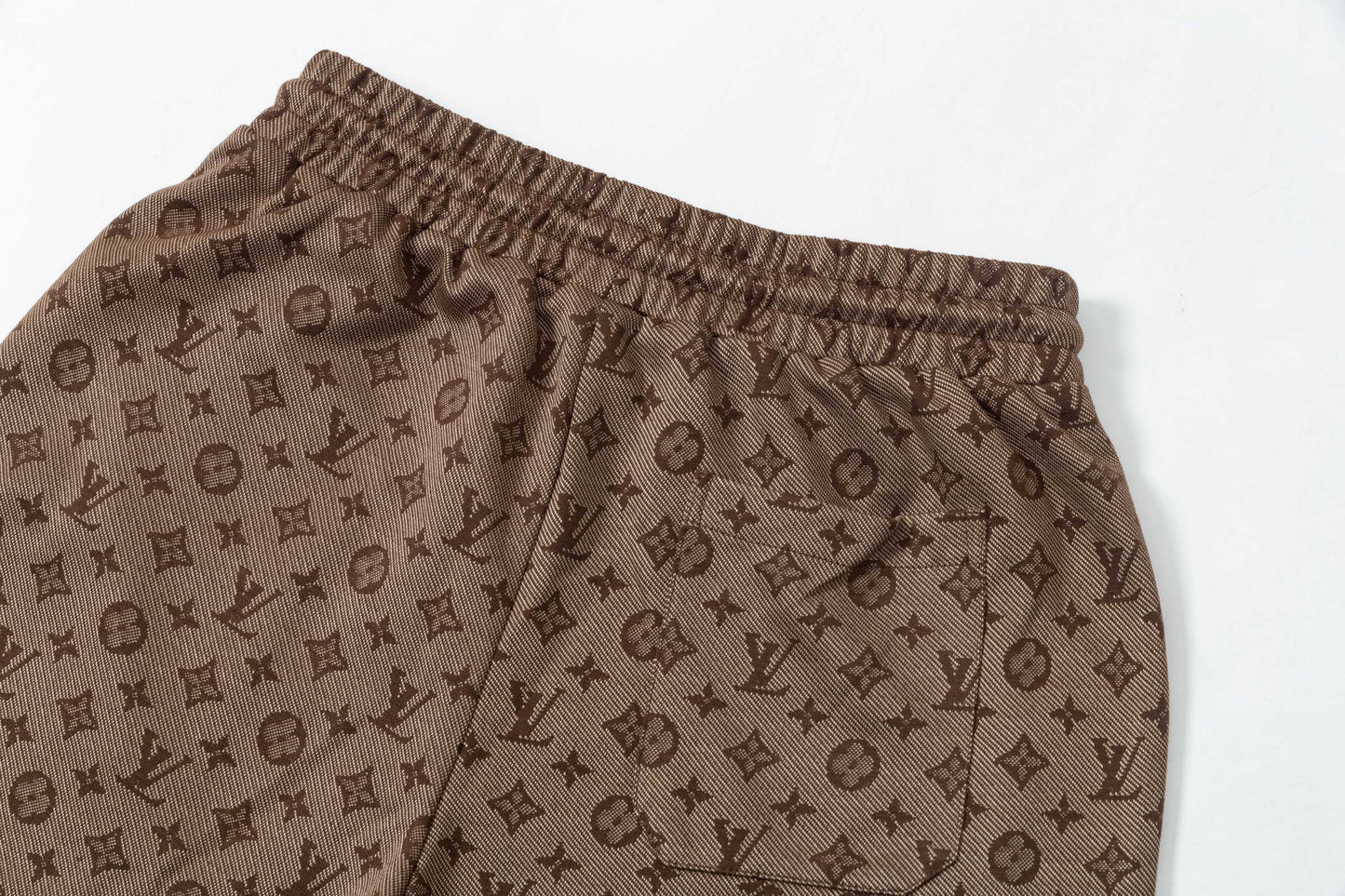 250404 New high-quality full-print jacquard knitted shorts