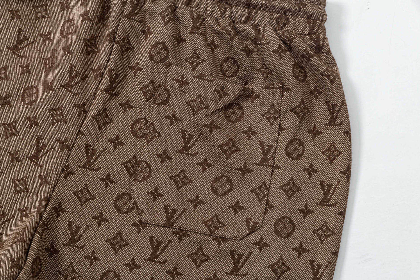 250404 New high-quality full-print jacquard knitted shorts