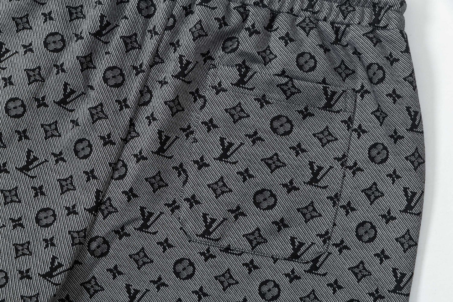 250404 New high-quality full-print jacquard knitted shorts