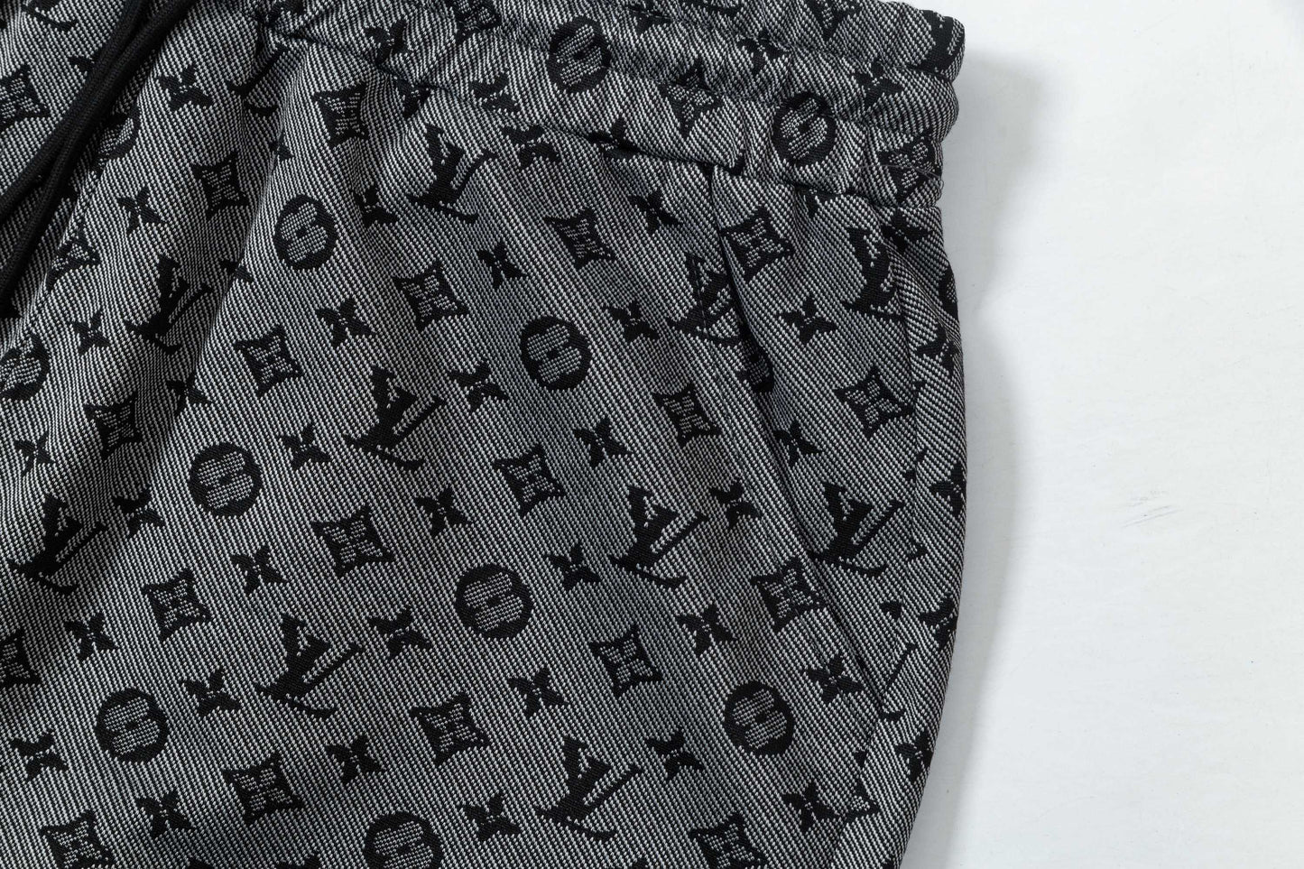 250404 New high-quality full-print jacquard knitted shorts