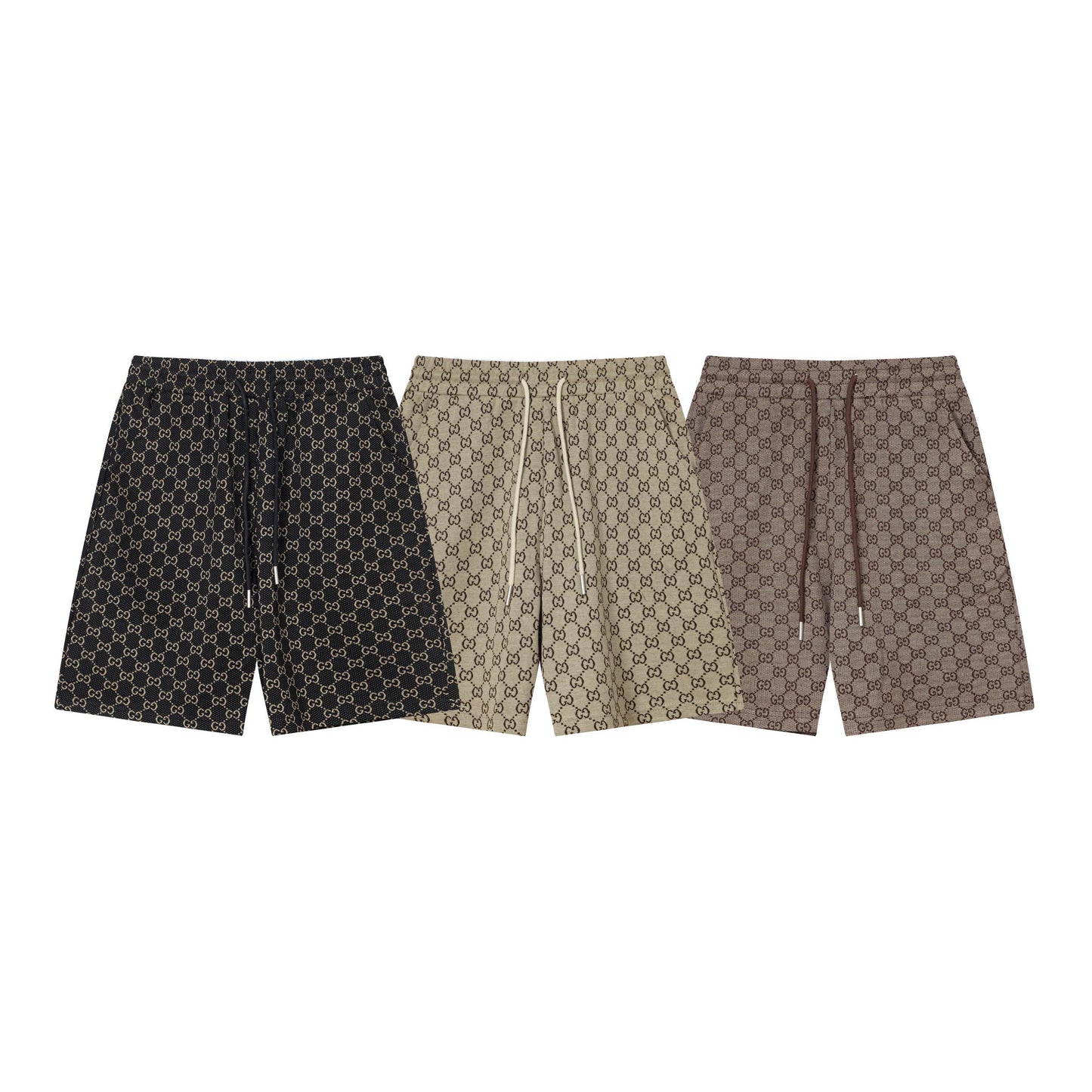 250404 New high-quality full-print jacquard knitted shorts