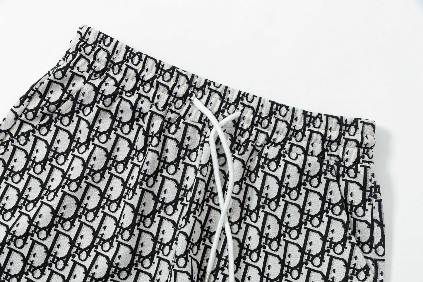 250404 New high-quality full-print jacquard knitted shorts