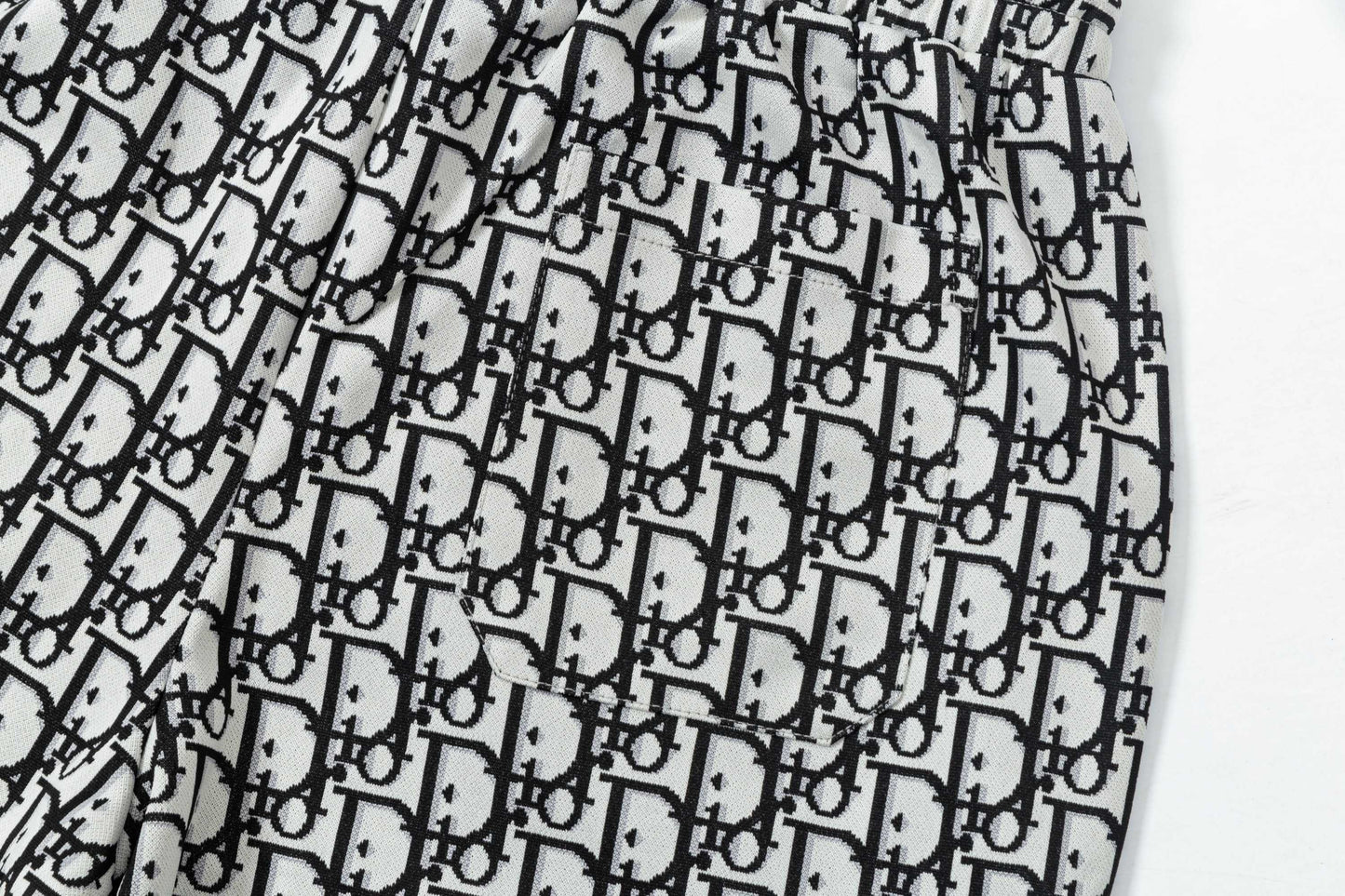 250404 New high-quality full-print jacquard knitted shorts