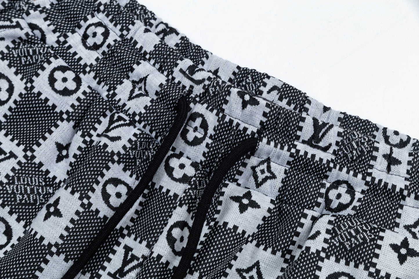 250404 New high-quality jacquard fabric knitted shorts