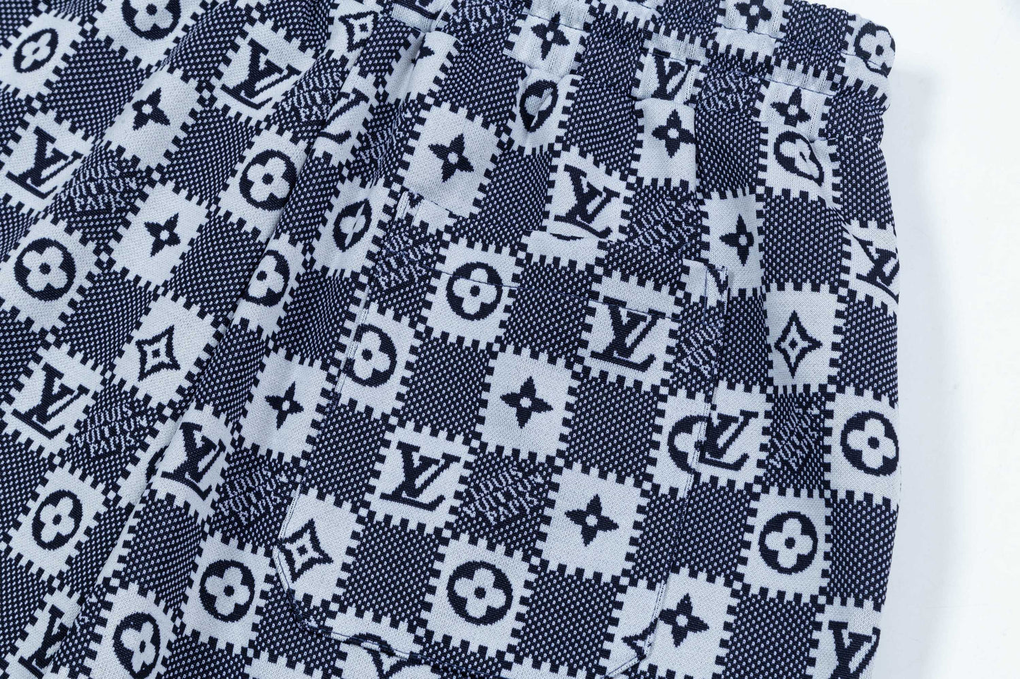 250404 New high-quality jacquard fabric knitted shorts