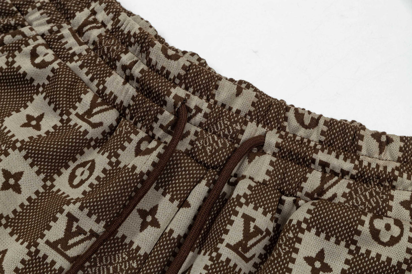 250404 New high-quality jacquard fabric knitted shorts
