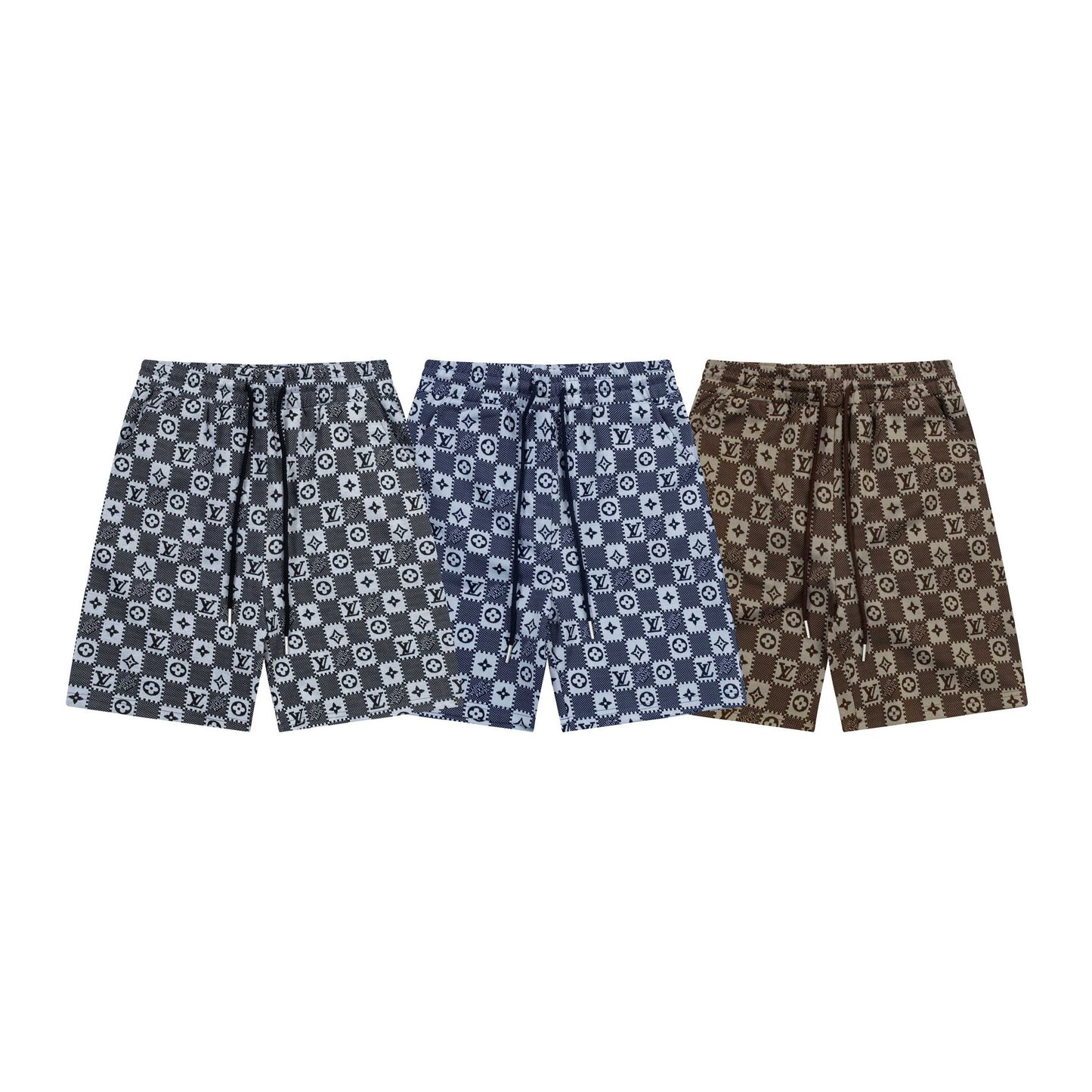250404 New high-quality jacquard fabric knitted shorts