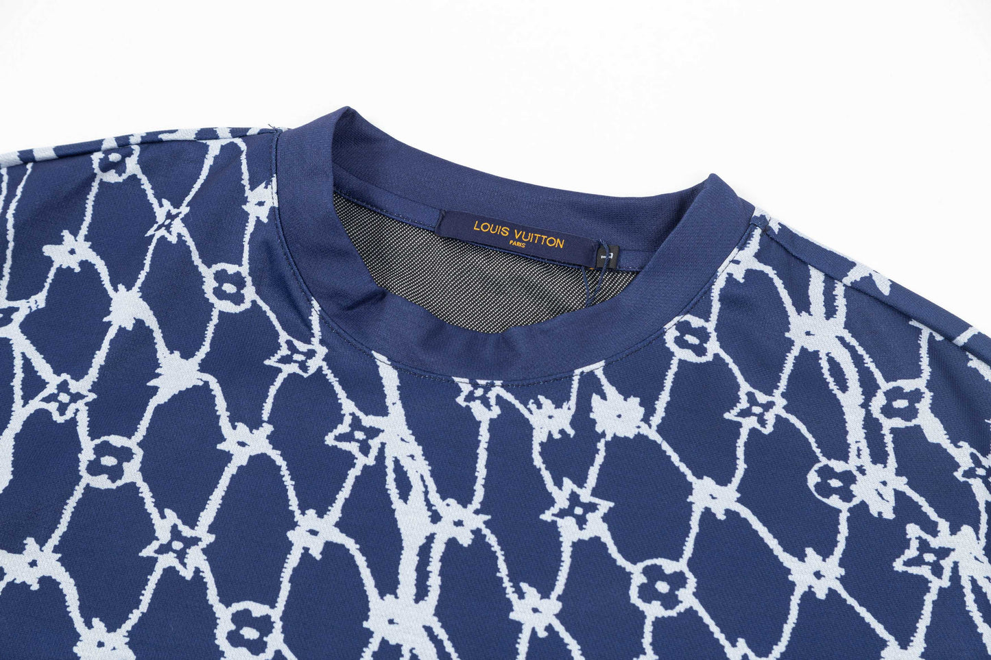 250404 New high-quality mesh printed T-shirt
