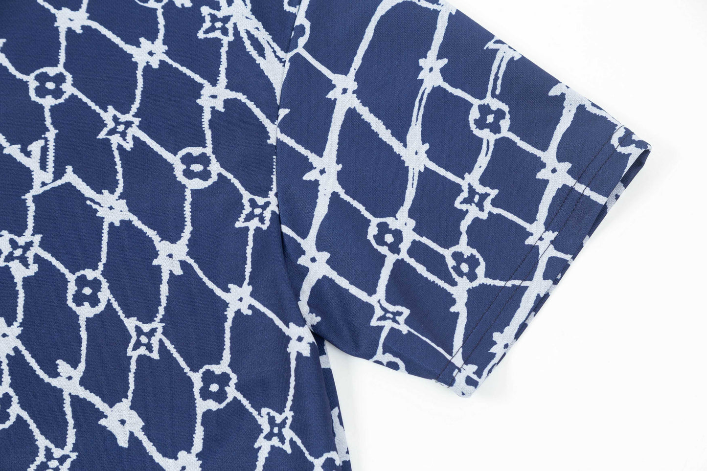 250404 New high-quality mesh printed T-shirt