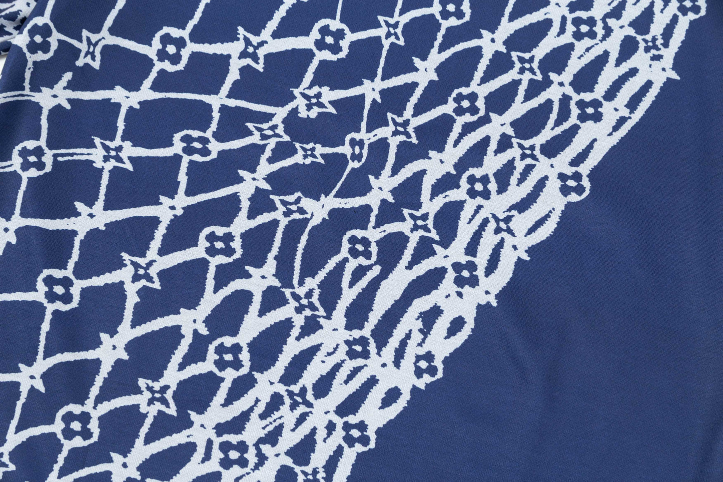 250404 New high-quality mesh printed T-shirt