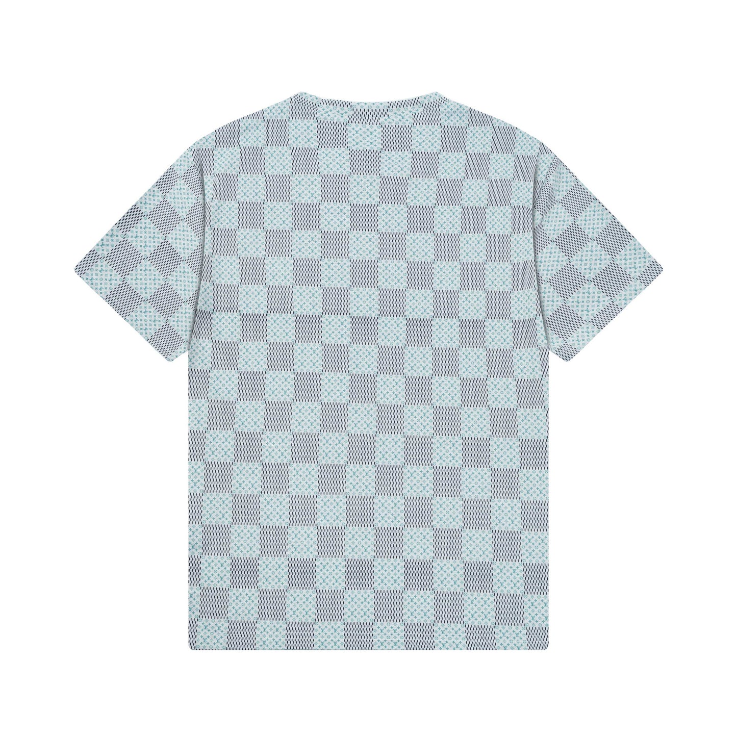 250404 New high-quality checkered style T-shirt