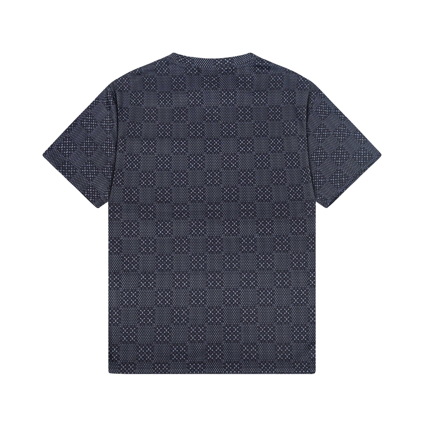 250404 New high-quality checkered style T-shirt