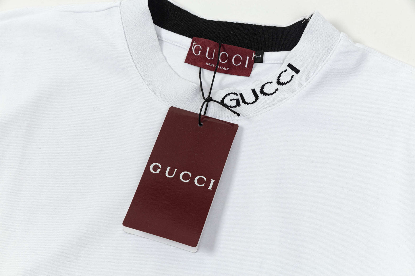 250404 New high-quality collar embroidered T-shirt