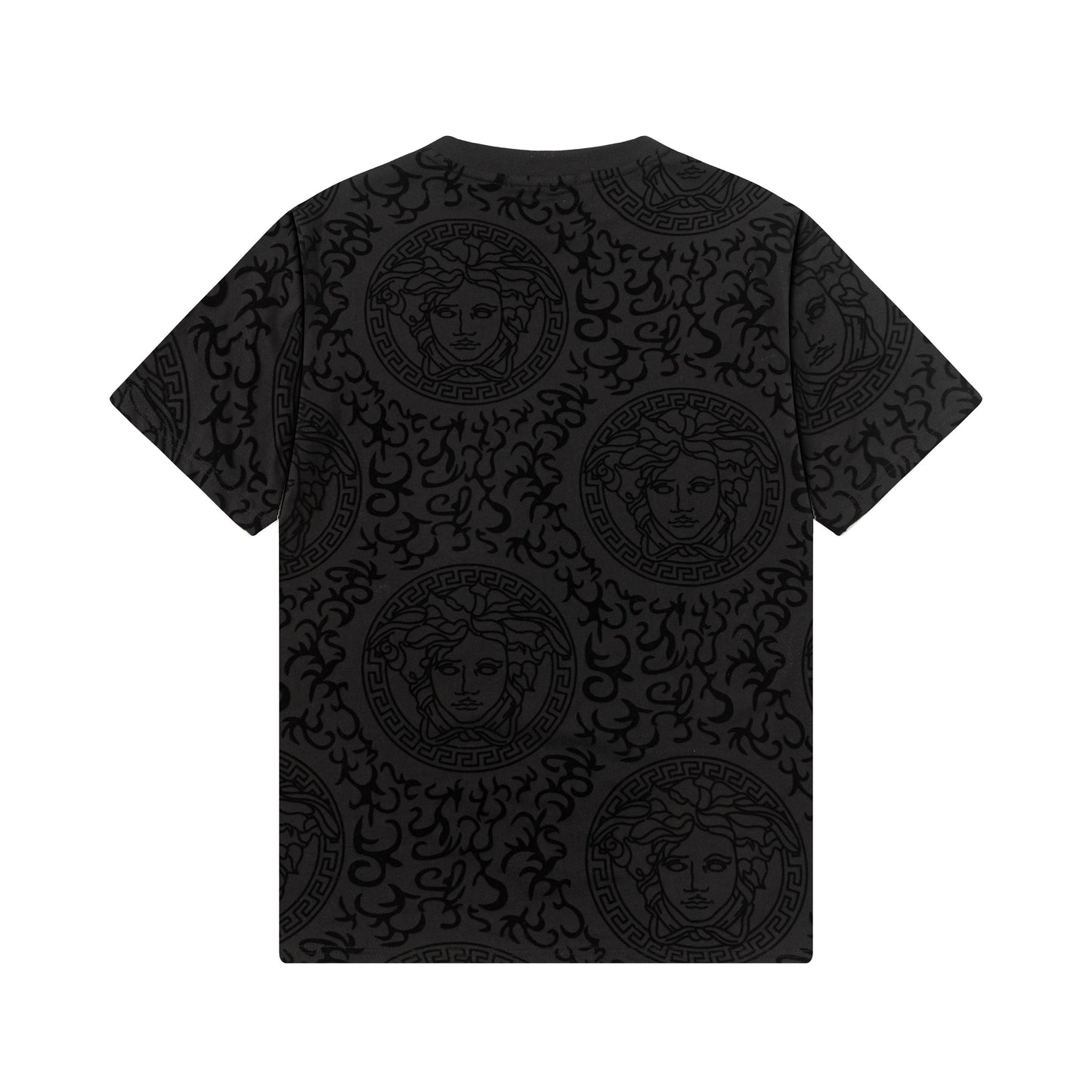 250404 New high-quality summer jacquard full-print T-shirt