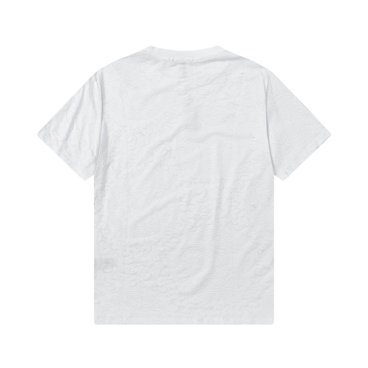 250404 New high-quality summer jacquard full-print T-shirt