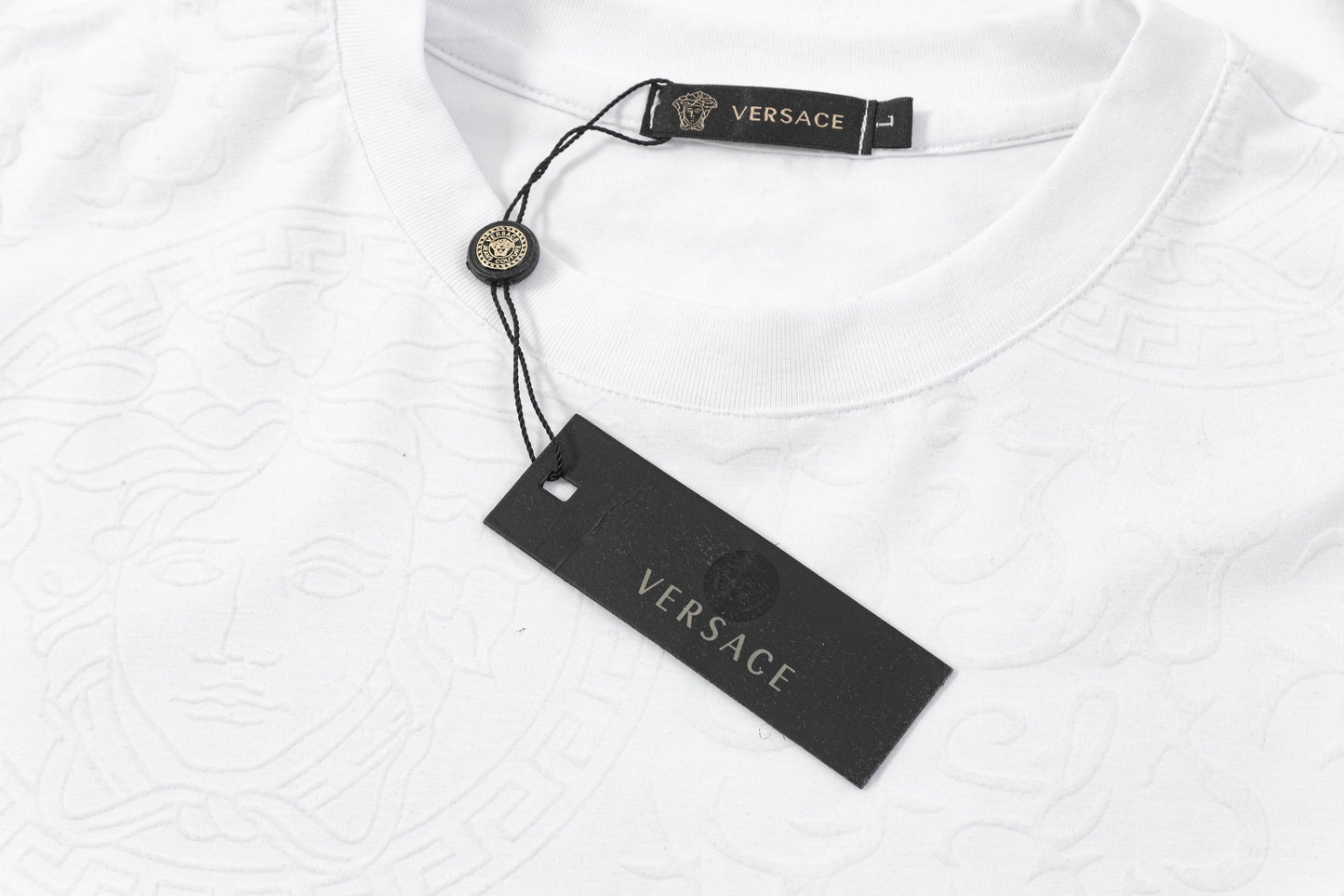250404 New high-quality summer jacquard full-print T-shirt