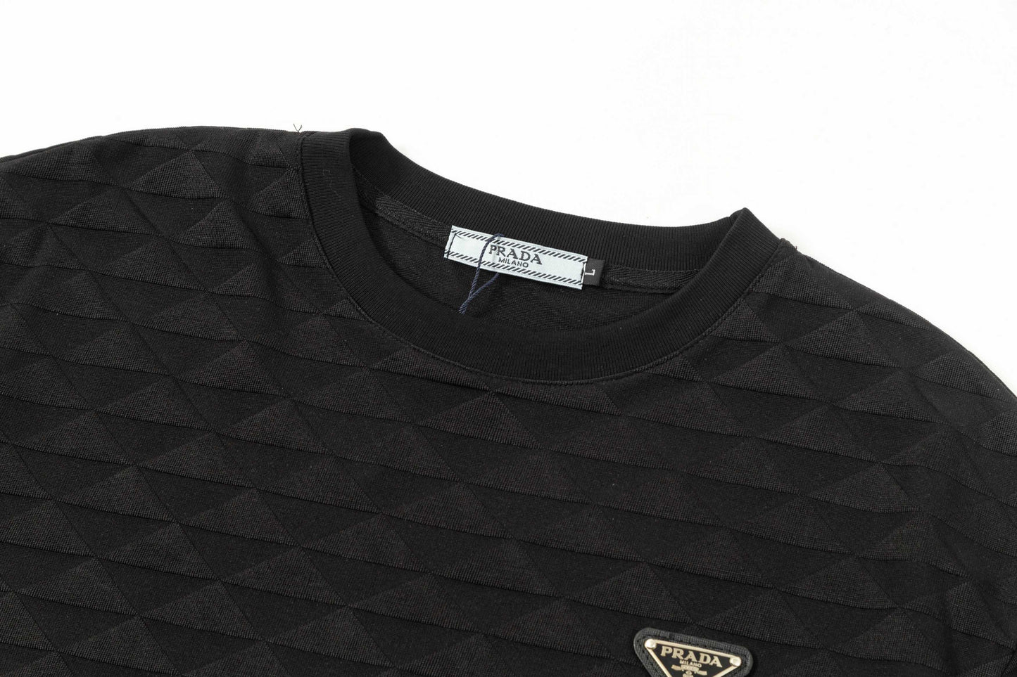 250404 New high-quality summer jacquard full-print T-shirt