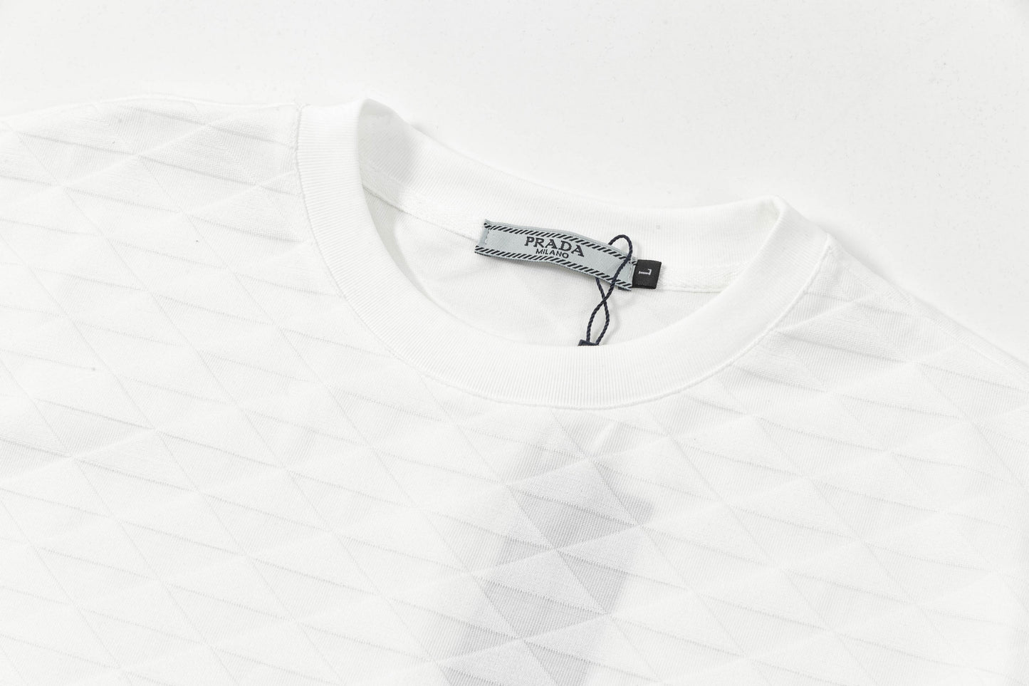 250404 New high-quality summer jacquard full-print T-shirt