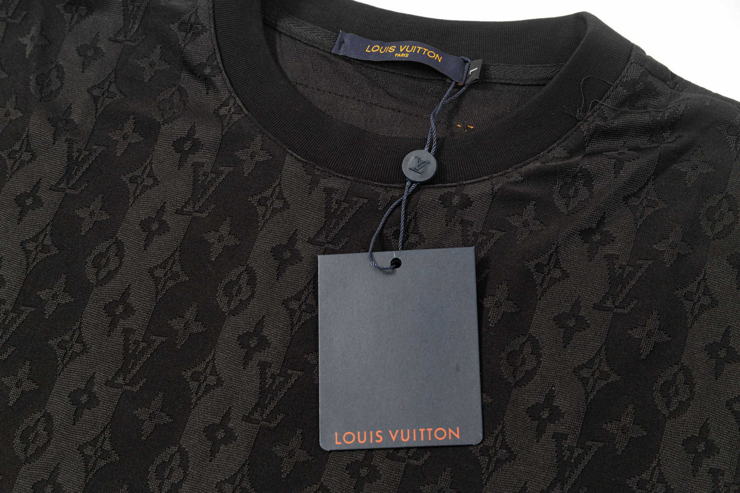 250404 New high-quality summer full-print T-shirt with dark patterns
