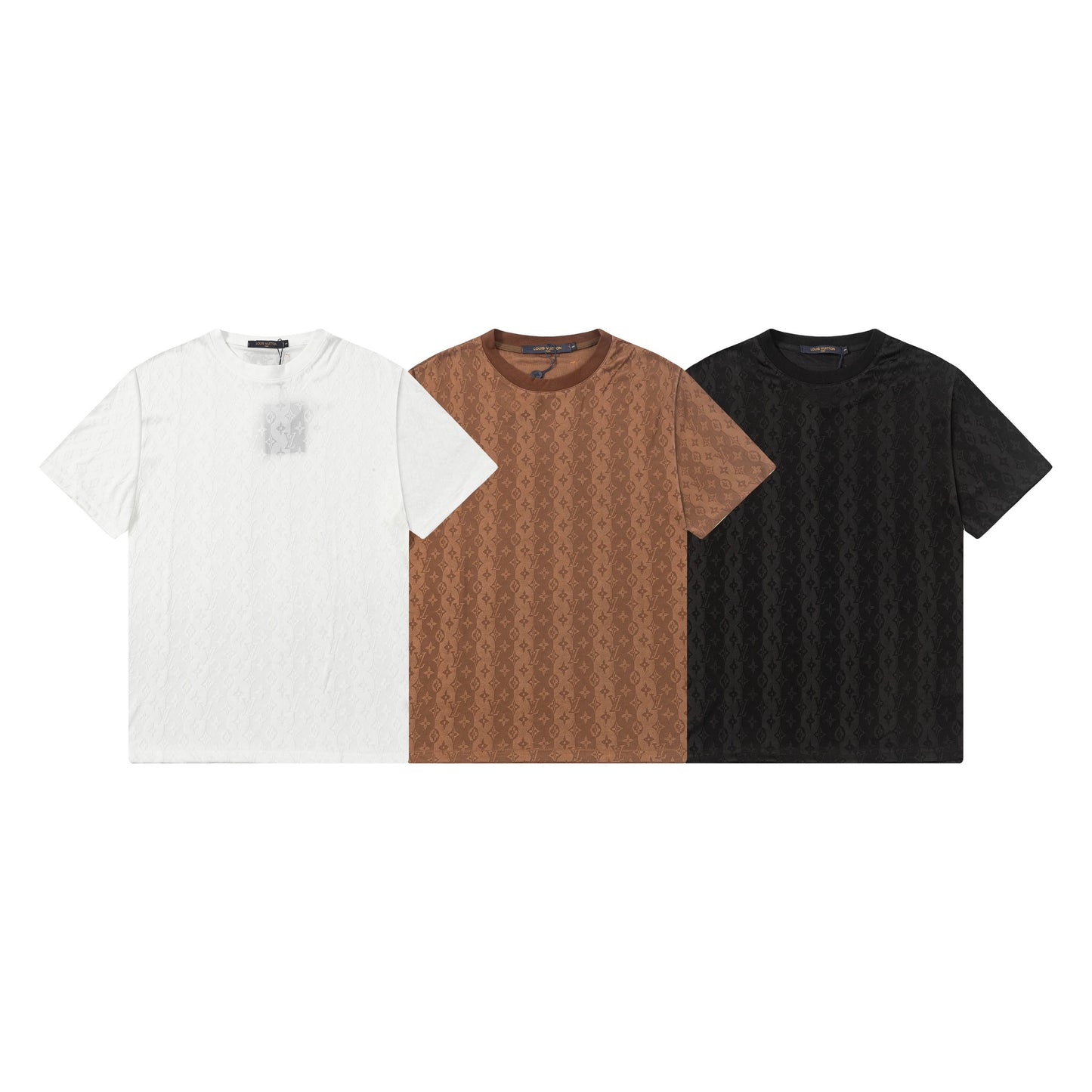 250404 New high-quality summer full-print T-shirt with dark patterns
