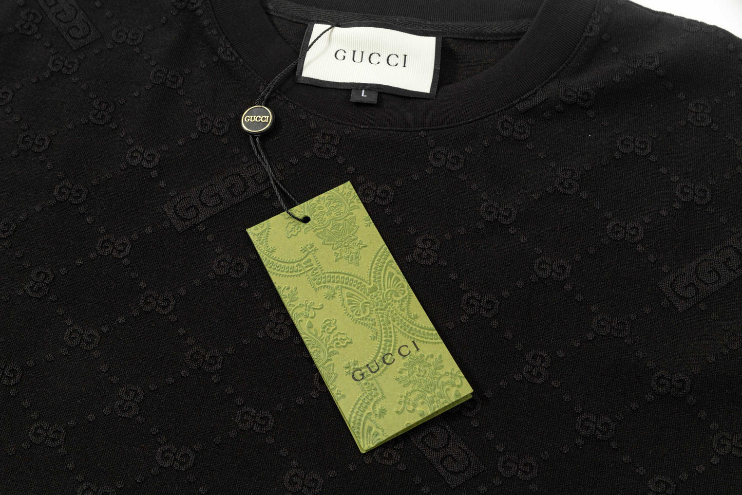 250404 New high-quality summer full-print T-shirt with dark patterns