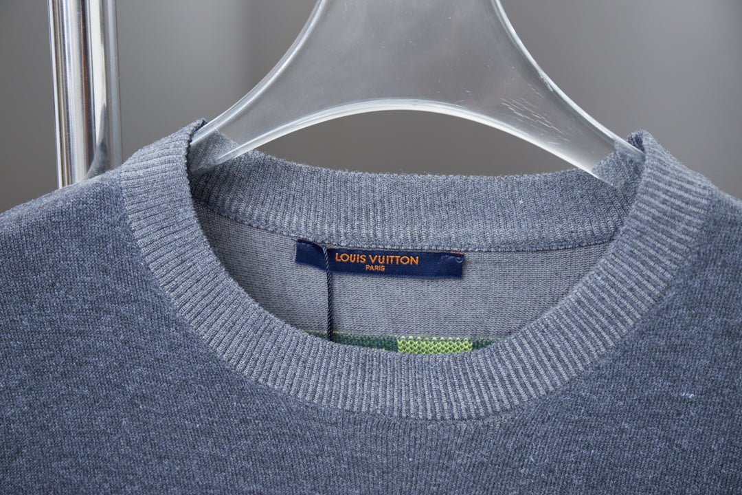 250404 New high-quality animal-printed knitted short sleeves