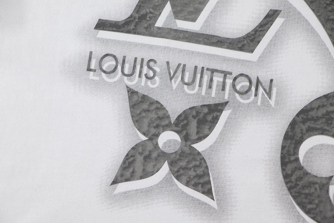 250404 New high-quality three-dimensional floating printed T-shirt