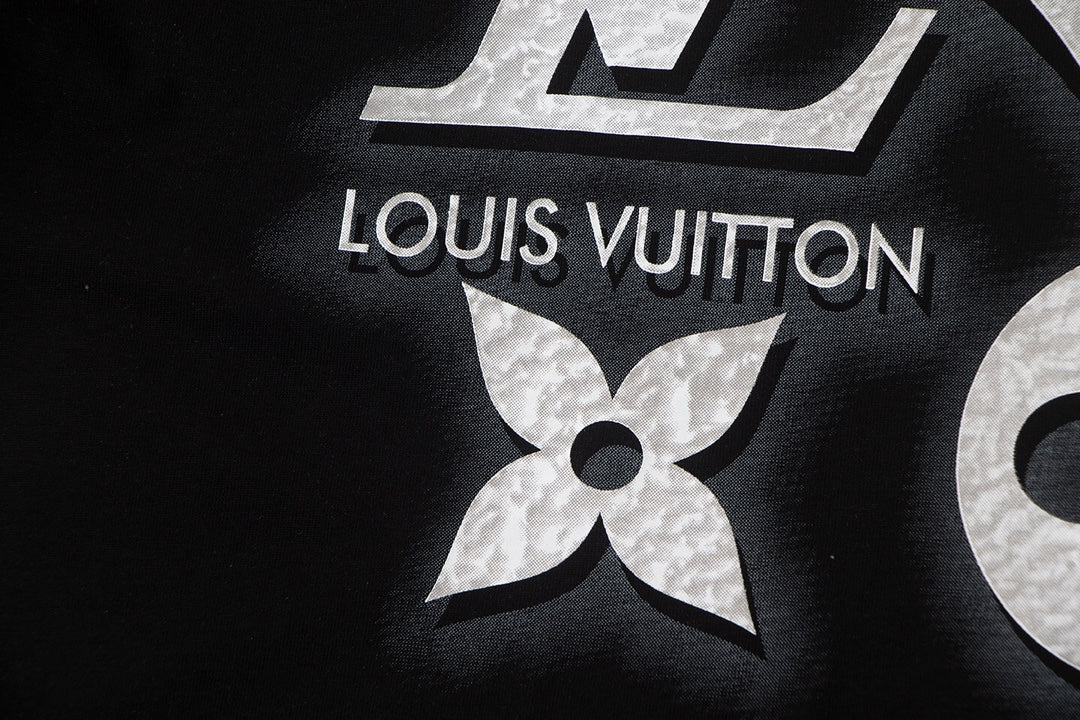 250404 New high-quality three-dimensional floating printed T-shirt