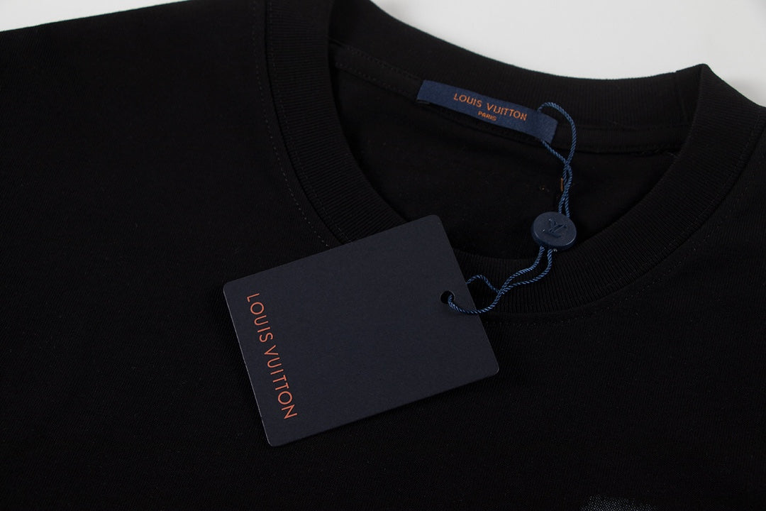 250404 New high-quality three-dimensional floating printed T-shirt