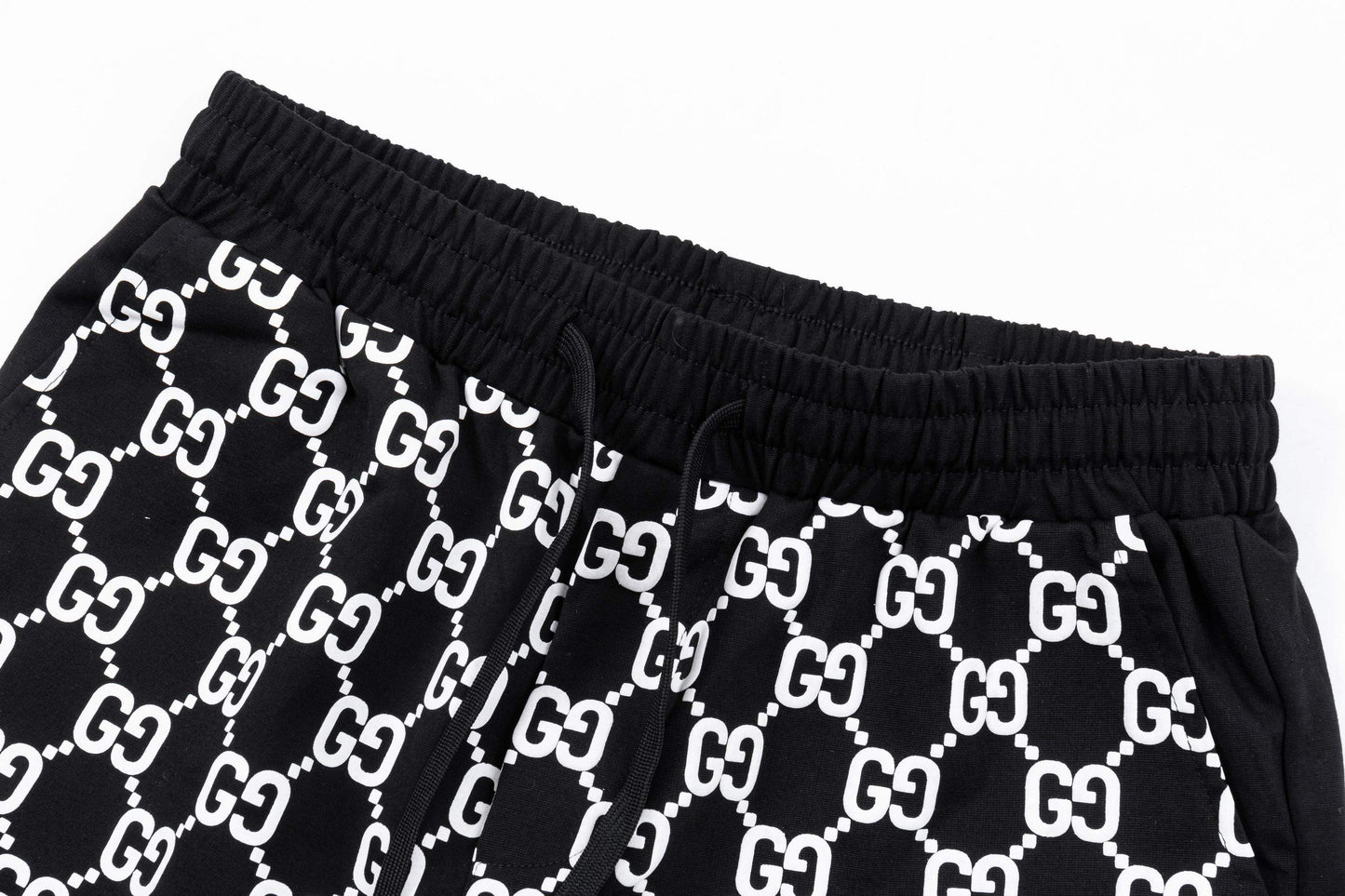 250408 New high-quality partially full-printed knitted shorts