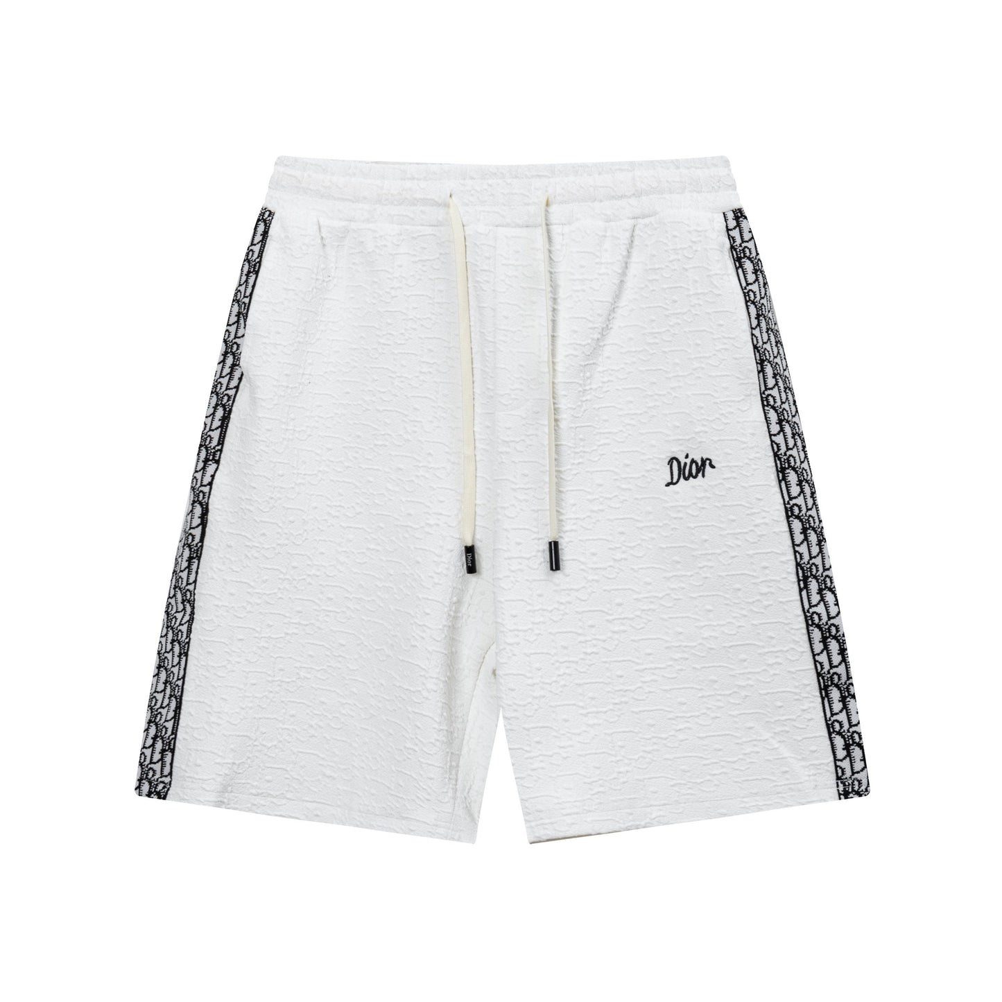 250408 New high-quality jacquard fabric dark weave strap knitted shorts
