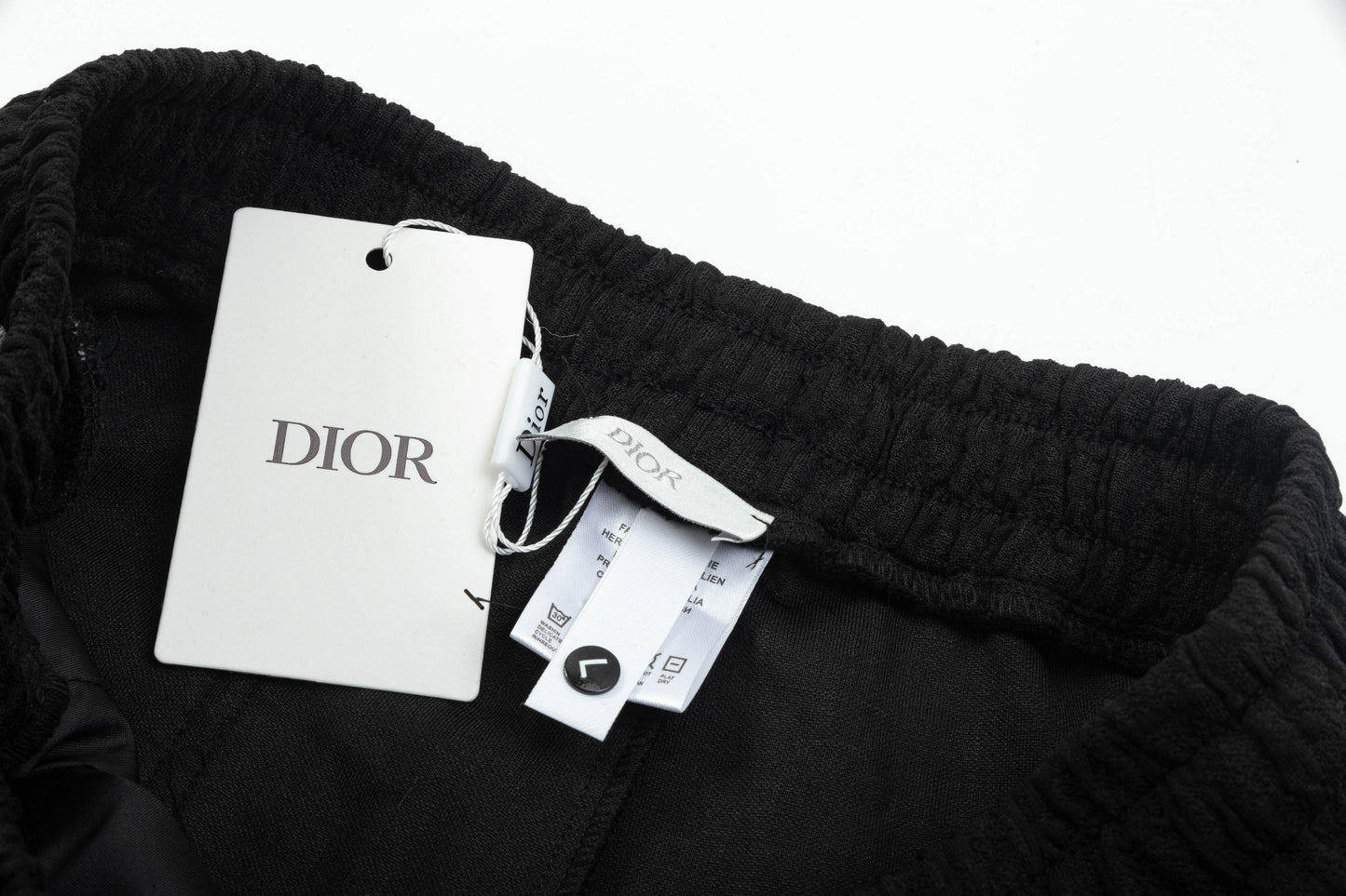250408 New high-quality jacquard fabric dark weave strap knitted shorts