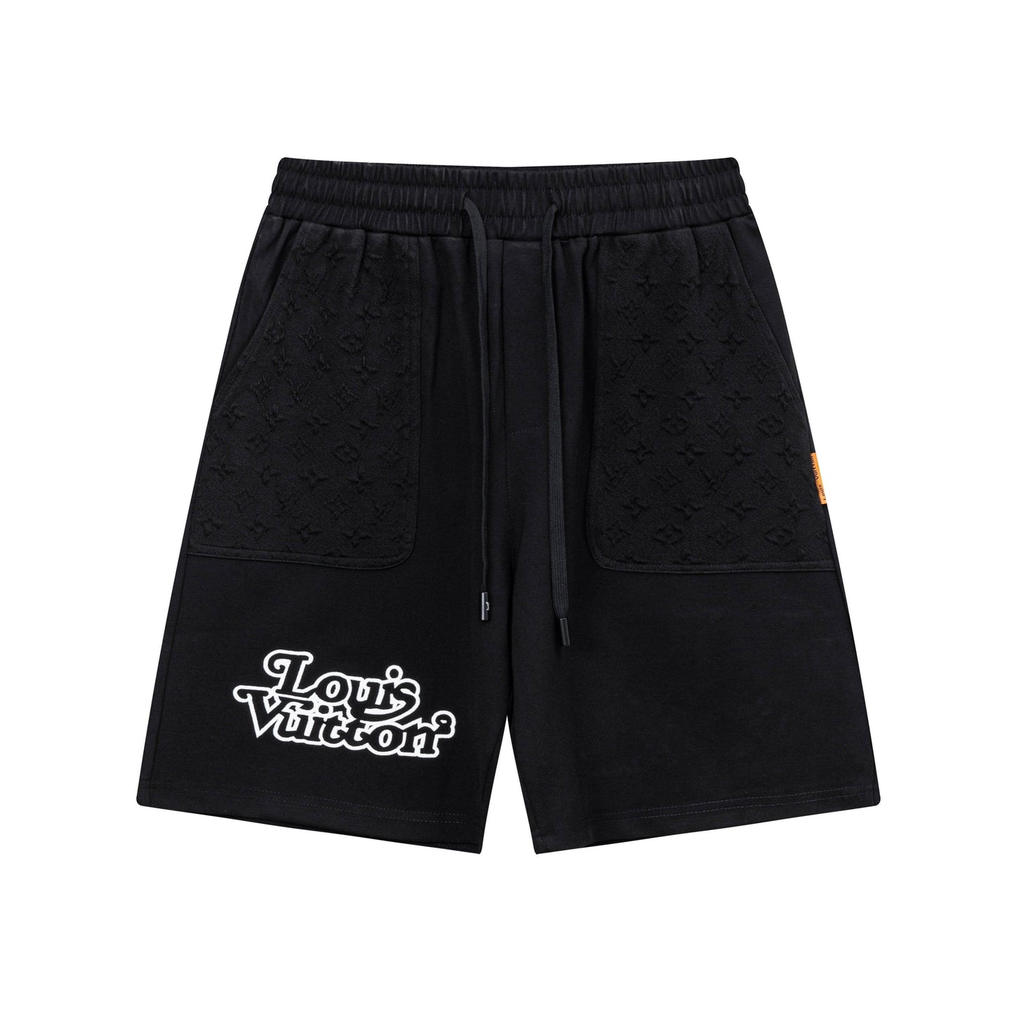 250408 New high-quality pocket jacquard printed knitted shorts