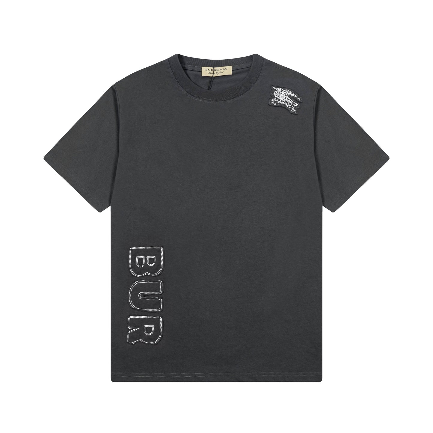 250408 New high-quality applied-embroidered T-shirt