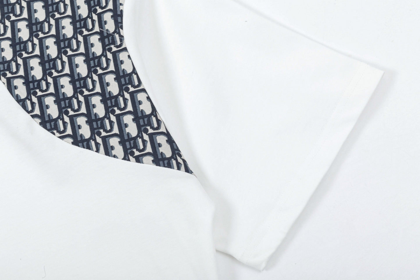 250408 New high-quality patchwork printed T-shirts
