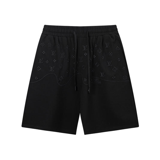 250408 New high-quality patchwork embroidered knitted shorts
